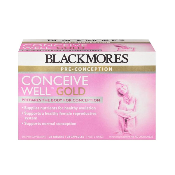 Viên uống hỗ trợ tăng khả năng thụ thai Blackmores Conceive úc