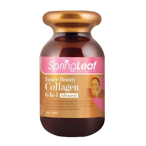 Viên uống collagen spring leaf inner beauty 6 in 1